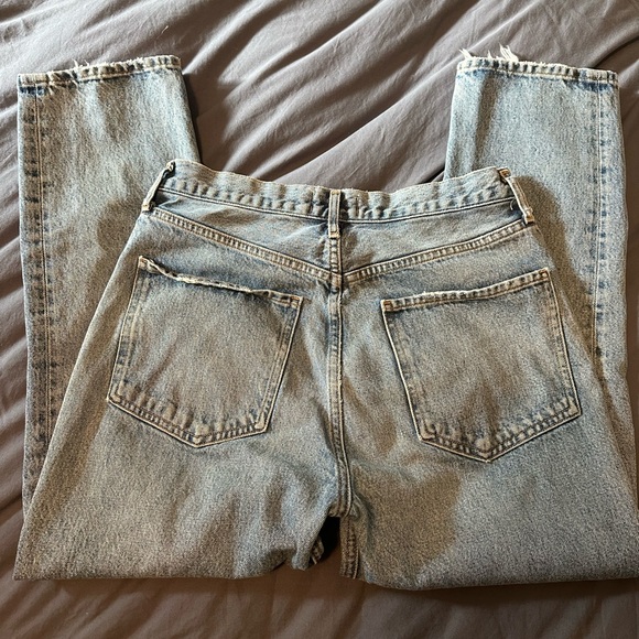 Agolde Riley Crop Denim - Picture 3 of 13